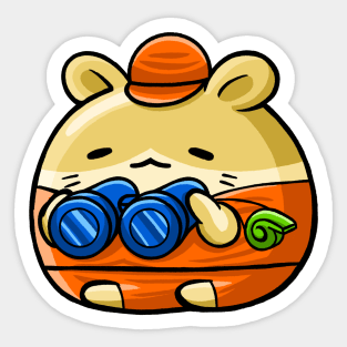 Cute Hamster Lifeguard Sticker